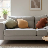Cushion Ash Leaf - Ochre