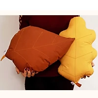 Coussin Feuille de Frêne - Rouille