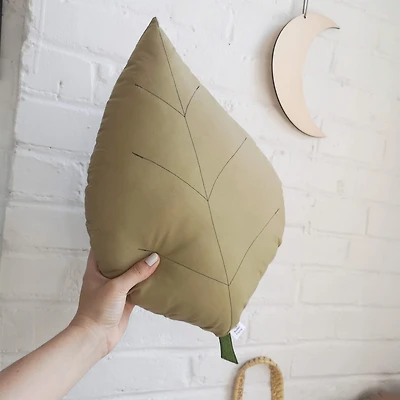 Pillow Ash Leaf Olive Green