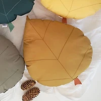 Cushion Birch Leaf - Ochre