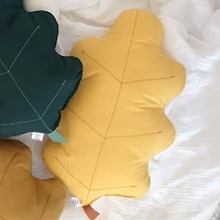 Coussin Feuille de Chêne - Moutarde
