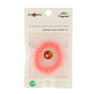 Bracelet Anti Moustiques - Corail