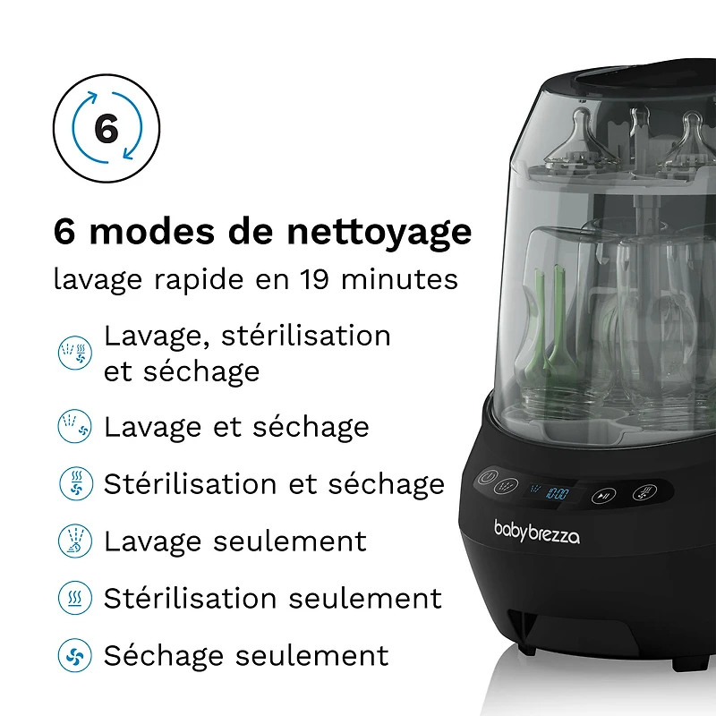 Lave-biberons Washer Pro Noir