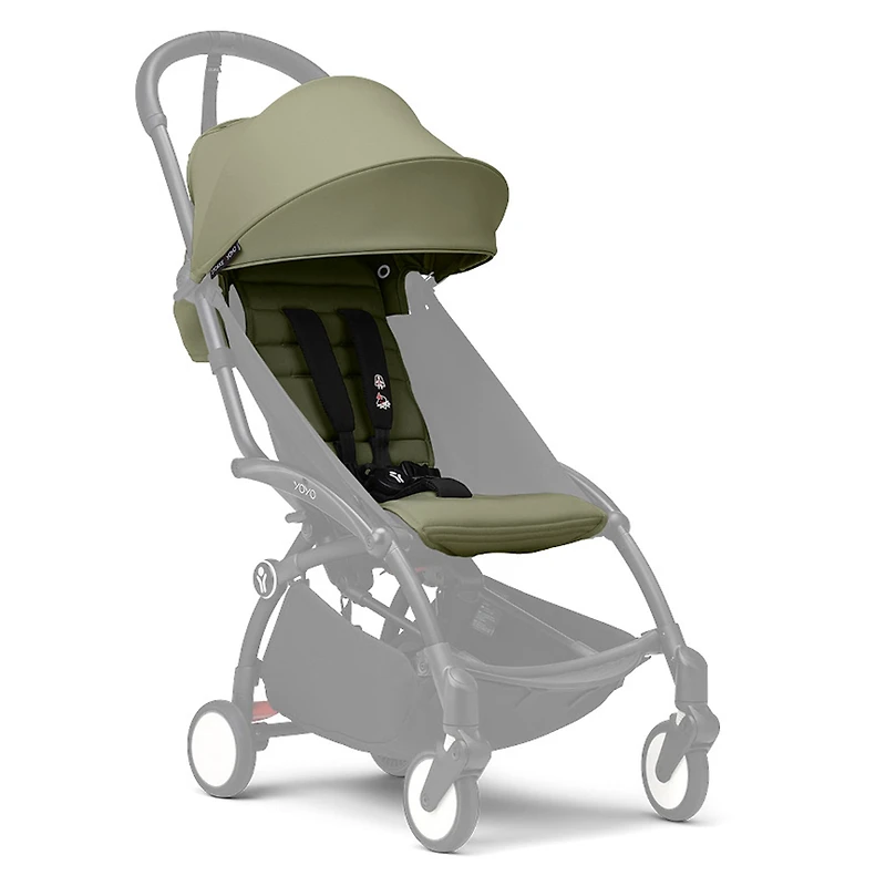 YOYO³ Stroller Complete - Black / Olive