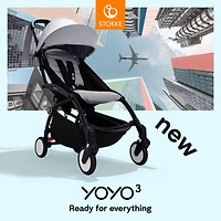 YOYO³ Stroller Complete - Black / Olive