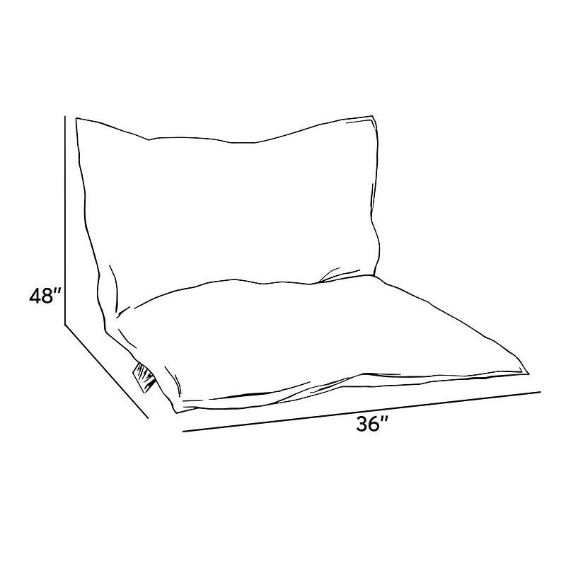 Bean Bag Classique Junior Sereny - Gris Ciel