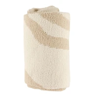 Couverture Rayée Crème