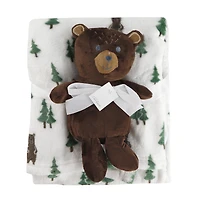 Couverture et Peluche Ours