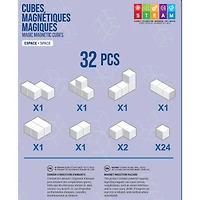 Magnetic Cube Set - Space