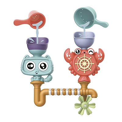 Bath Toy Crabe And Cat Around