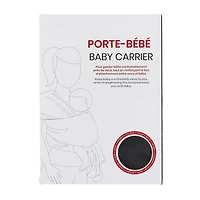 Porte-Bébé Écharpe - Noir / Taupe