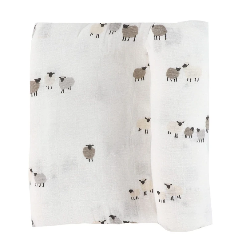 Muslin Blanket Bamboo - Sheep (Laura Lémerveil Exclusive)
