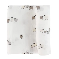 Muslin Blanket Bamboo - Sheep (Laura Lémerveil Exclusive)
