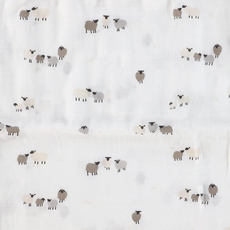 Couverture Mousseline Bambou - Mouton (Exclusivité Laura Lémerveil)