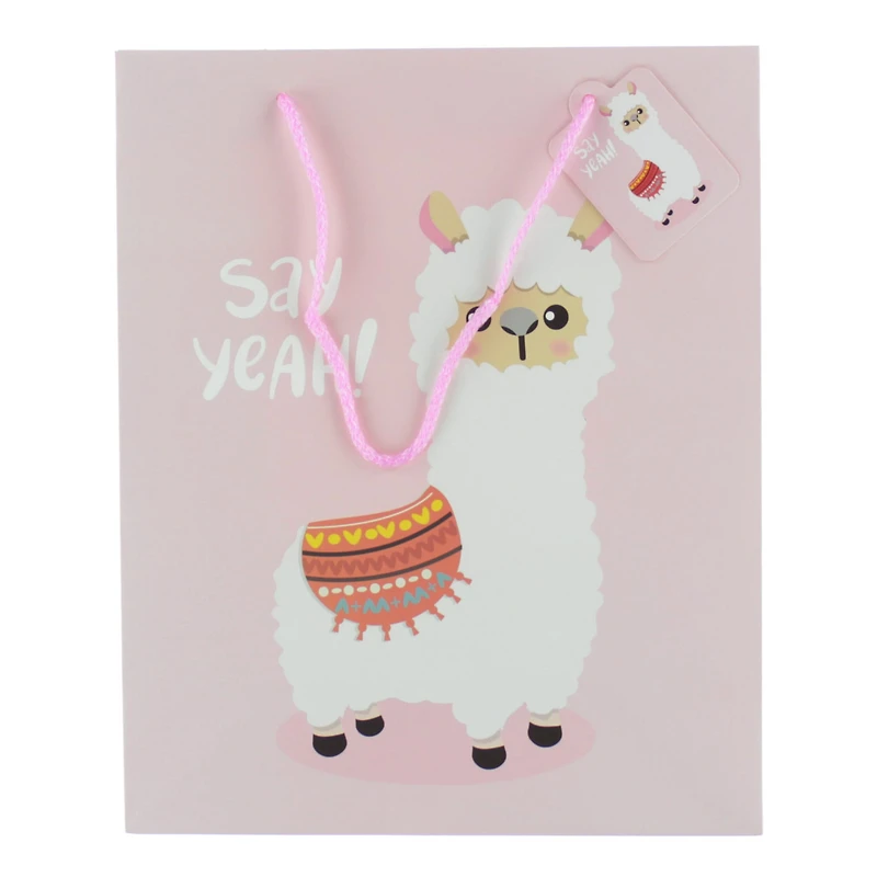 Gift Bag - Pink Llama