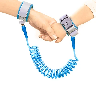 Safety Bracelet with Key - Blue