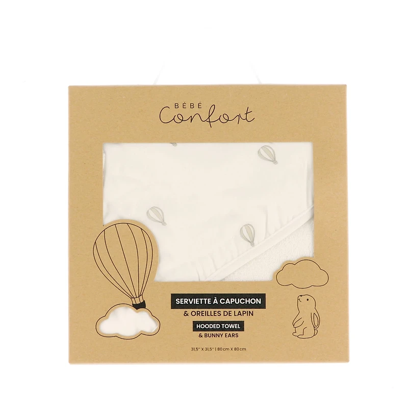 Serviette à Capuchon - Montgolfières