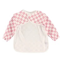 Waterproof Bib Long Sleeves - Plaid
