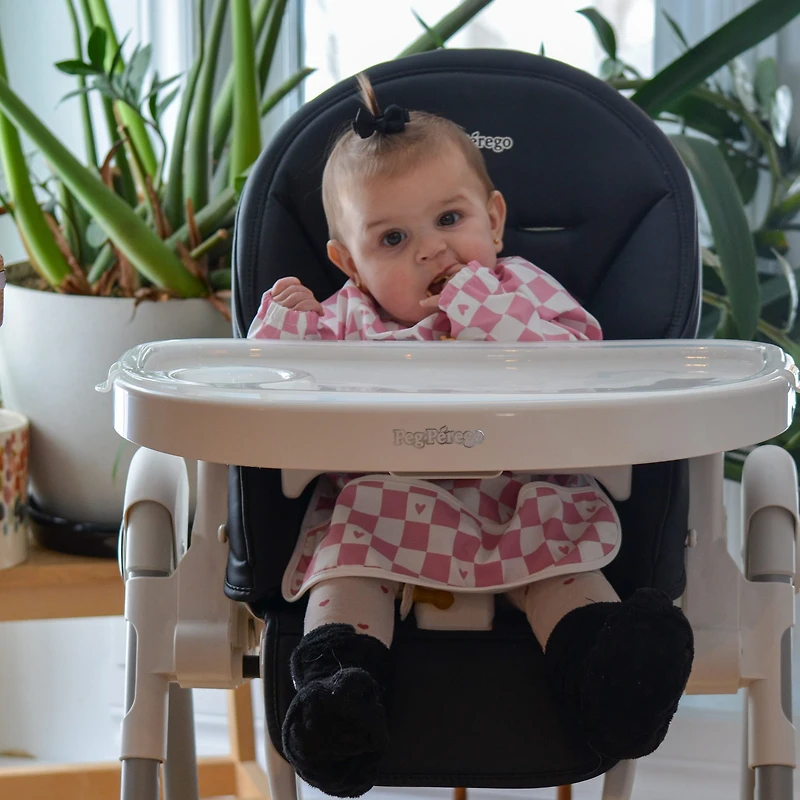 Bavoir Manches Longues - Coeur