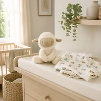 Couverture Et Peluche Mouton