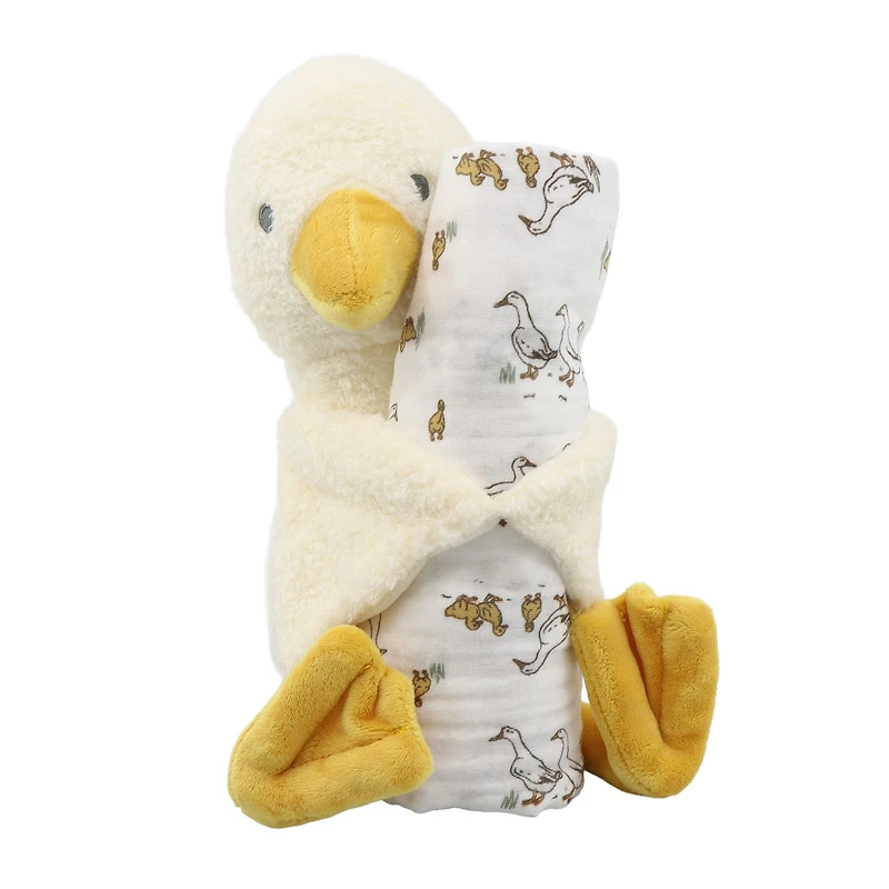 Couverture Et Peluche Canard