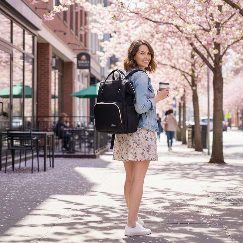 Sac À Couche À Dos Noir
