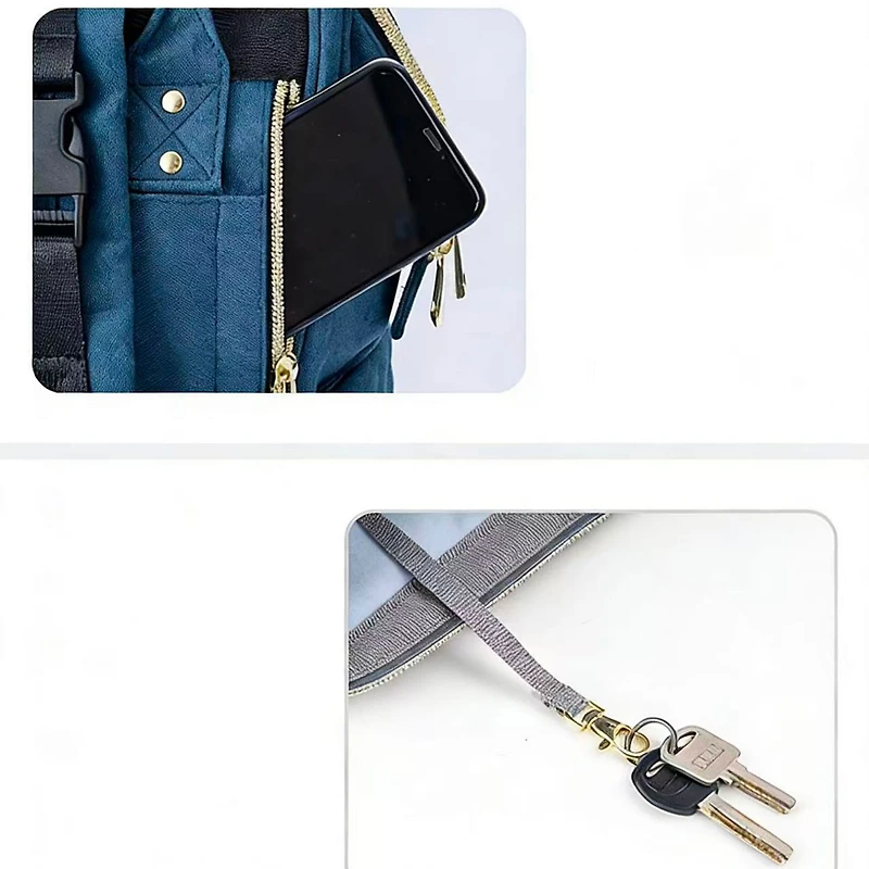 Sac À Couche À Dos Gris