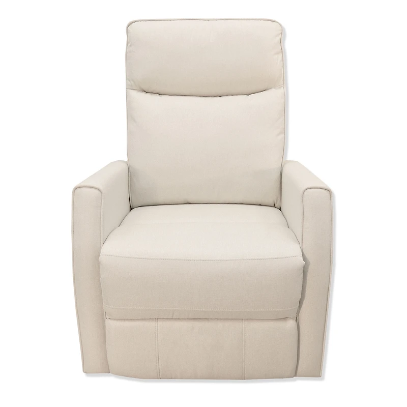Fauteuil Berçant Pivotant et Inclinable - Tweed Beige