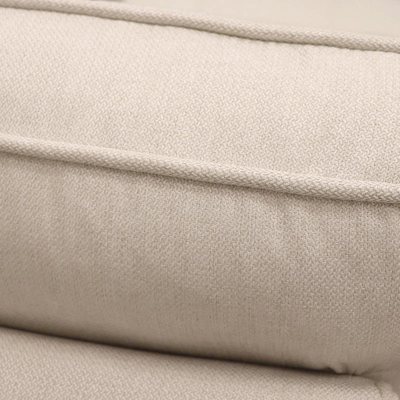 Fauteuil Berçant Pivotant et Inclinable - Tweed Beige