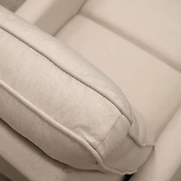 Fauteuil Berçant Pivotant et Inclinable - Tweed Beige
