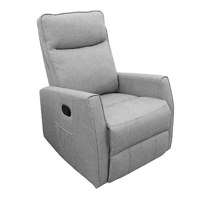Swivel Recliner Rocking Chair - Gray Tweed 