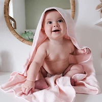 Hooded Towel - Pink Rabbit