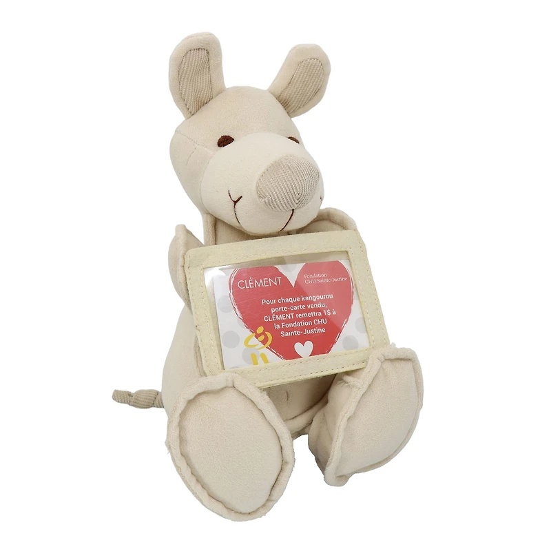 Porte-Carte Kangourou Fondation Sainte-Justine - Cachou