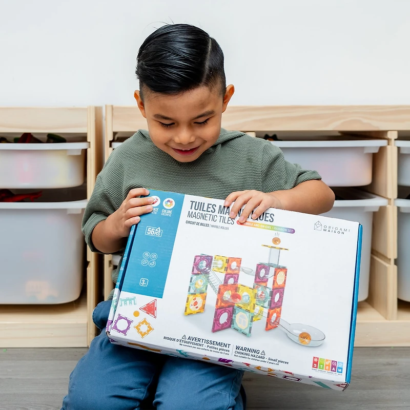 Magnetic Tiles Rainbow Set