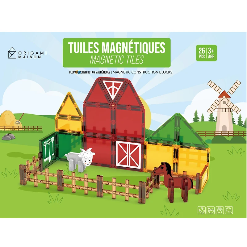 Tuiles Magnétiques Ferme