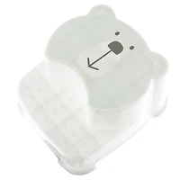 Step Stool Bear White