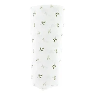 Couverture Mousseline Bambou - Feuille