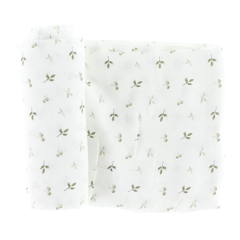 Couverture Mousseline Bambou - Feuille