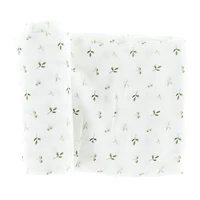 Couverture Mousseline Bambou - Feuille