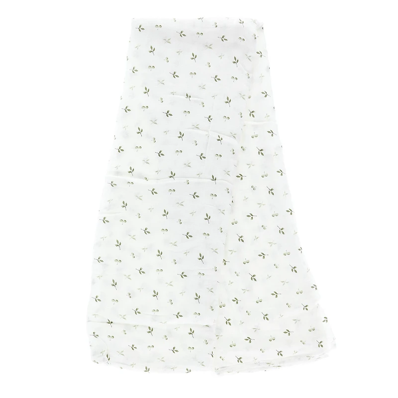 Couverture Mousseline Bambou - Feuille