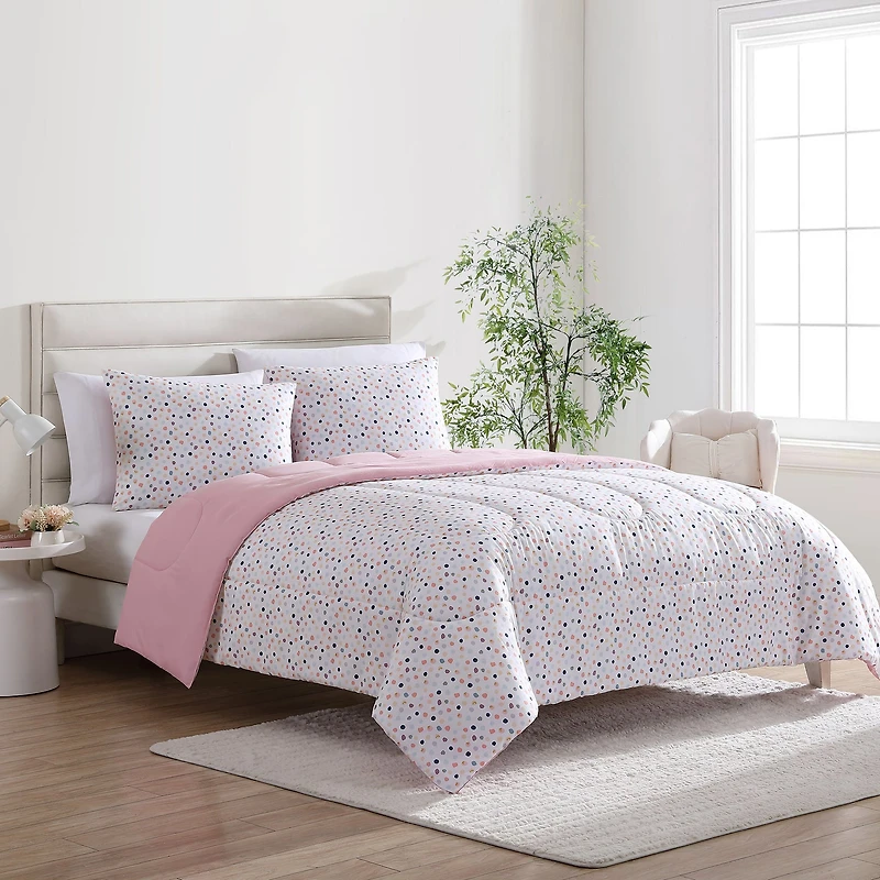 Double/Queen Comforter Set - Dots