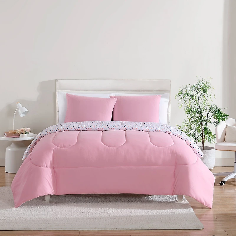 Double/Queen Comforter Set - Dots