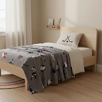 Couverture Peluche Hockey