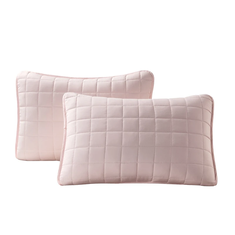 Courtepointe Lit Simple - Rose