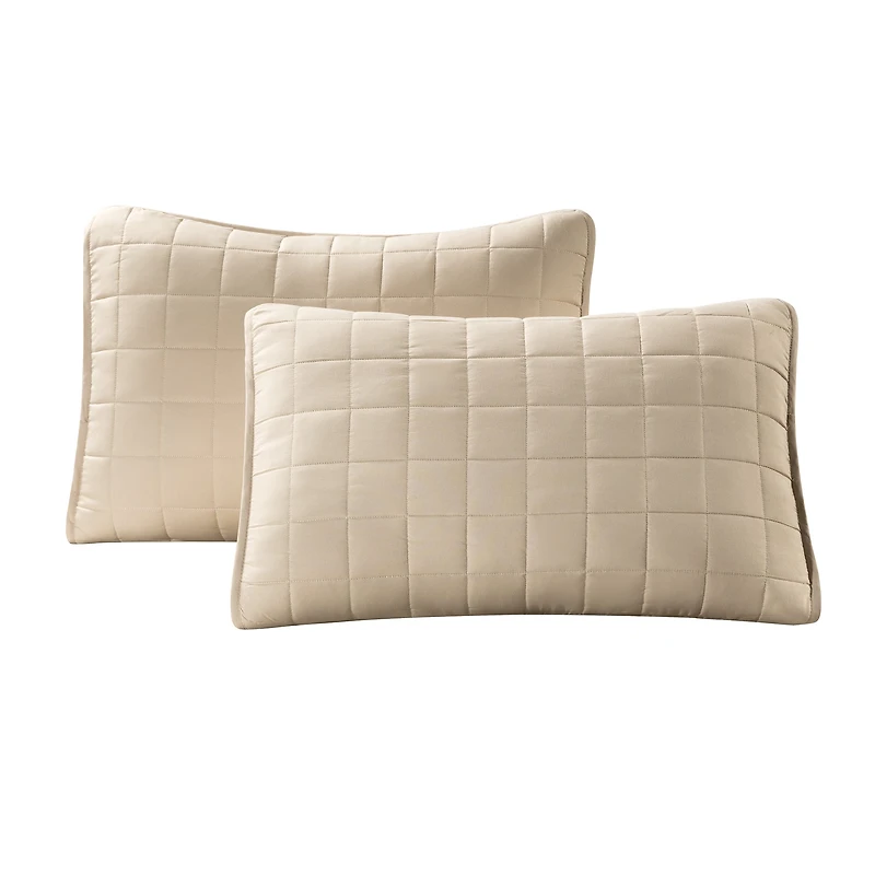 Courtepointe Lit Simple - Beige
