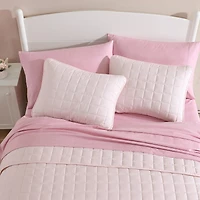 Ensemble Draps Lit Simple - Rose