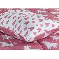 Double/Queen Comforter Set - Unicorns