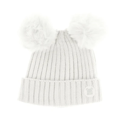Double Pompom Newborn Beanie