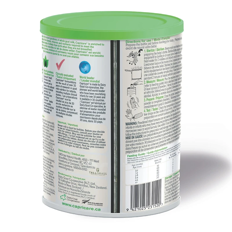 Capricare® Infant Formula Stage 1 0+ months 800g