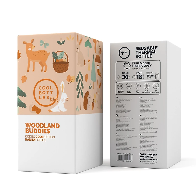 Bottle Kids 350ml - Woodland Buddies